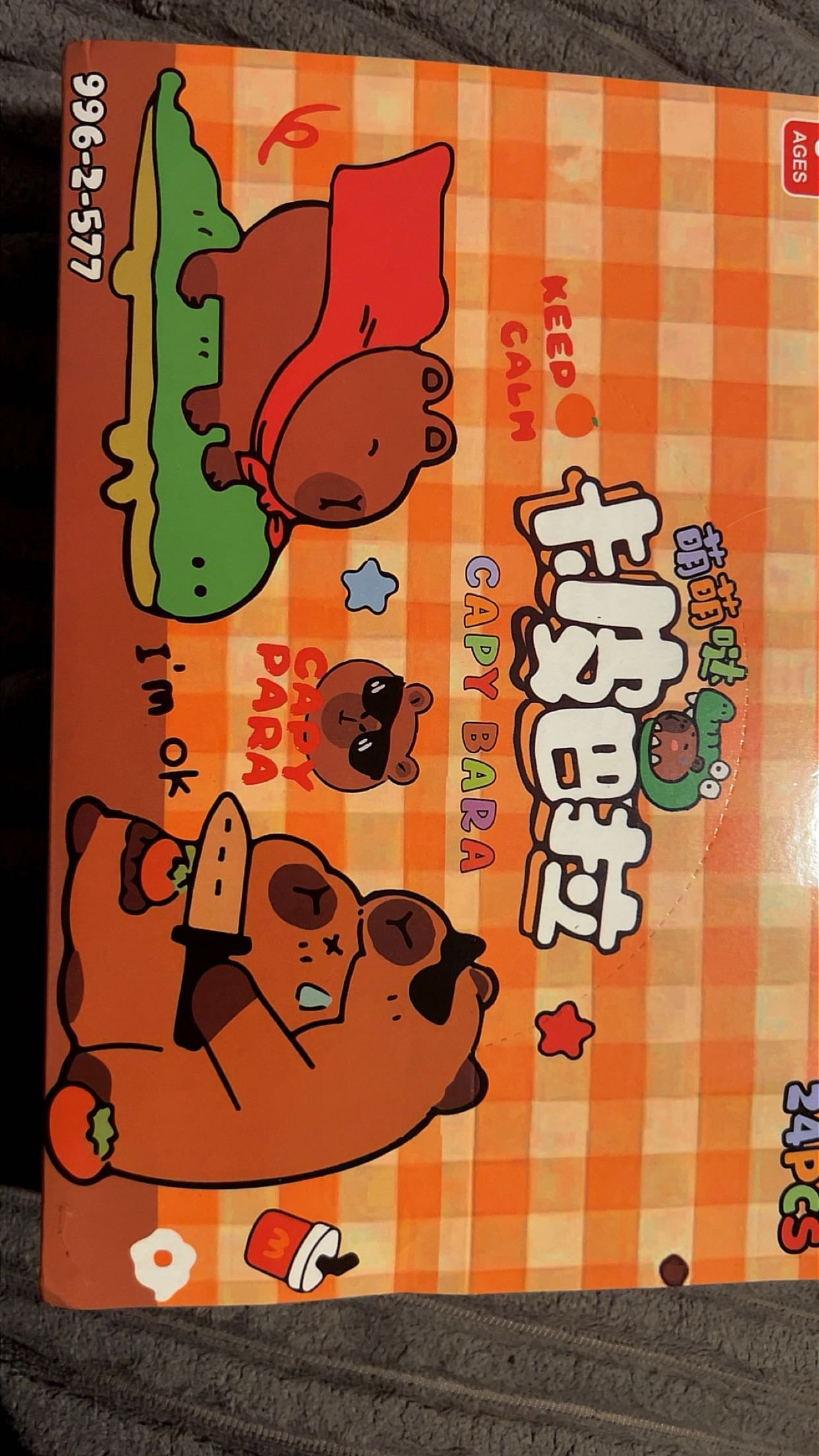 Capybara blind box key chains