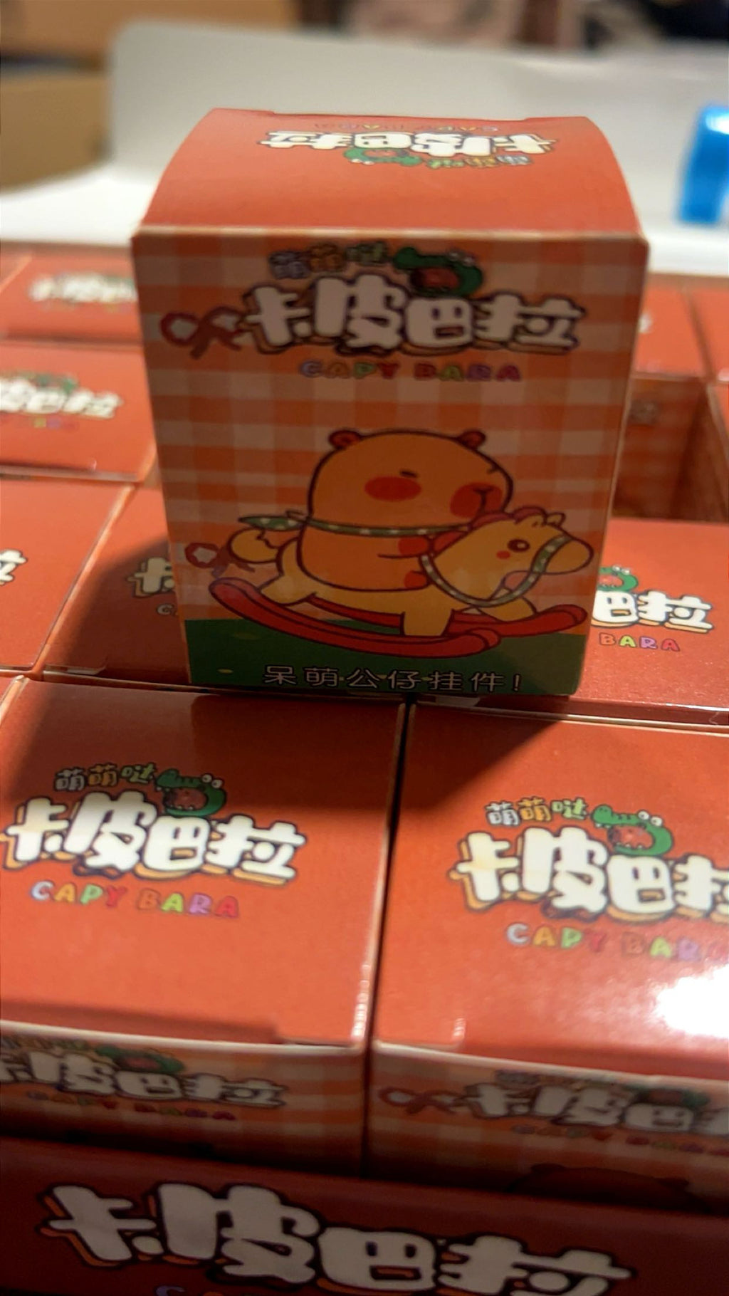 Capybara blind box key chains