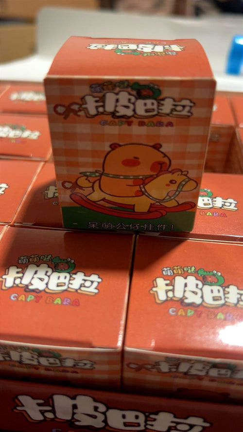 Capybara blind box key chains